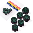 CUESOUL 6 шт.компл. супер мягкий 14 мм 9 слой свиной кожи наконечники для бильярдного кия