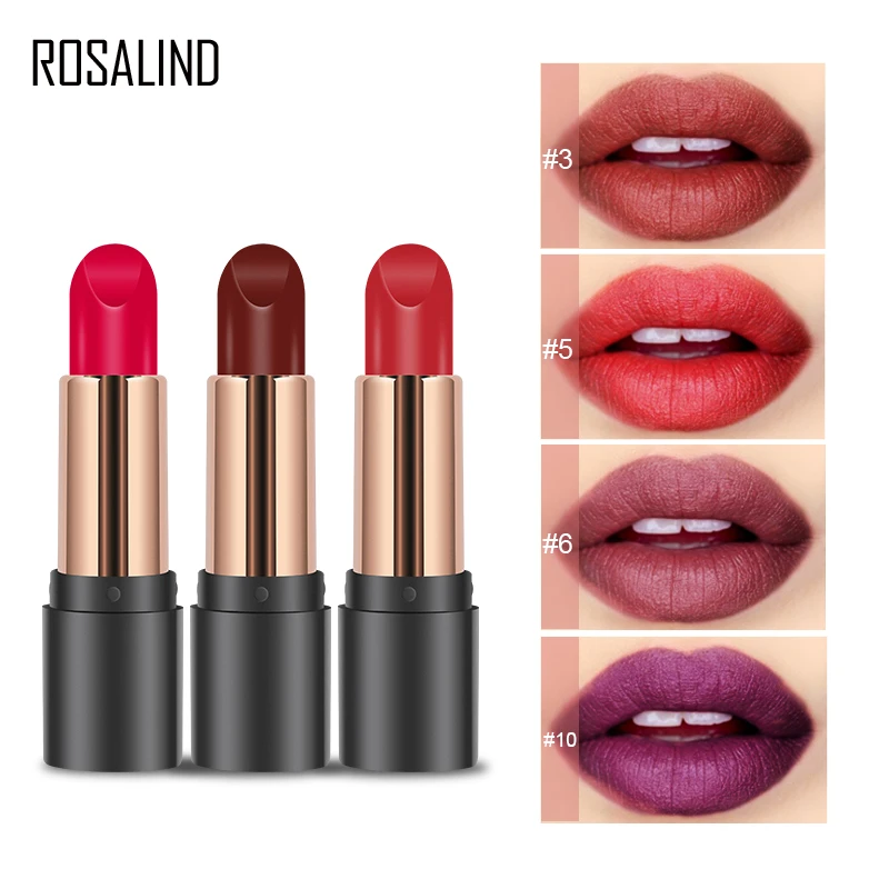 Матовая подводка для губ ROSALIND контурный набор косметика красная матовая ручка