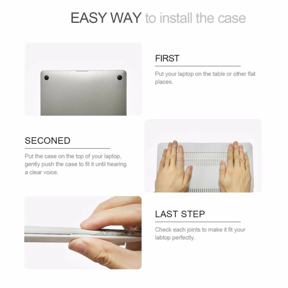 Модный чехол для ноутбука Macbook air retina 11 12 13 15 Pro A1706 A1989 A1990 Матовый Жесткий пластиковый Чехол+ чехол для клавиатуры