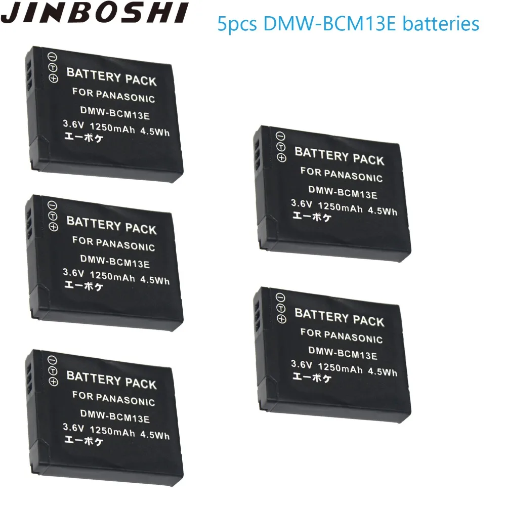 5 шт. DMW BCM13E BCM13 BCM13PP сменная батарея для камеры Panasonic Lumix DMC ZS30 TZ40 TZ41 TS5 FT5