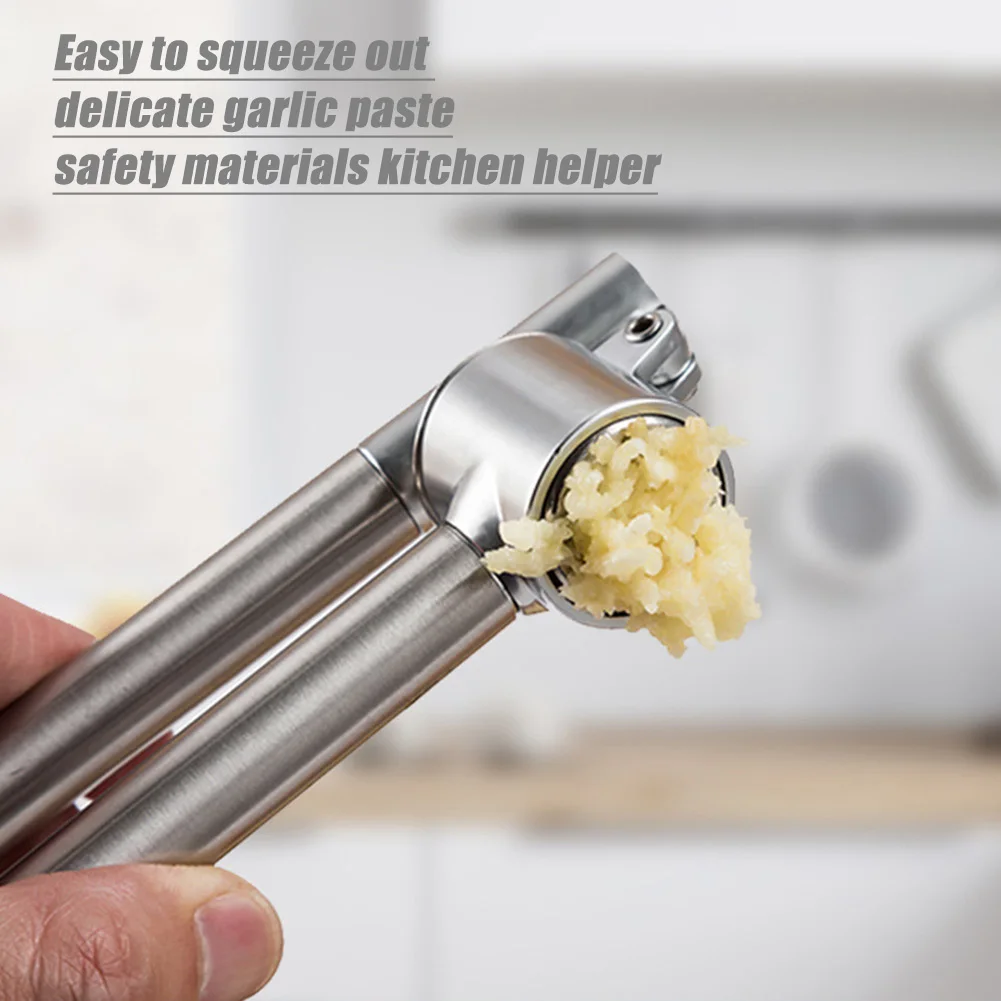 Masher Manual Crusher Ginger Press Easy Clean Stainless Steel Anti-slip Garlic Presser Squeezer | Дом и сад