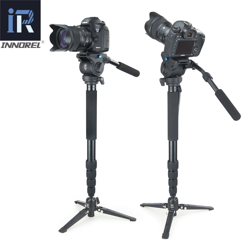 Профессиональный видеомонопод RM60K из алюминиевого сплава монопод с жидкостной