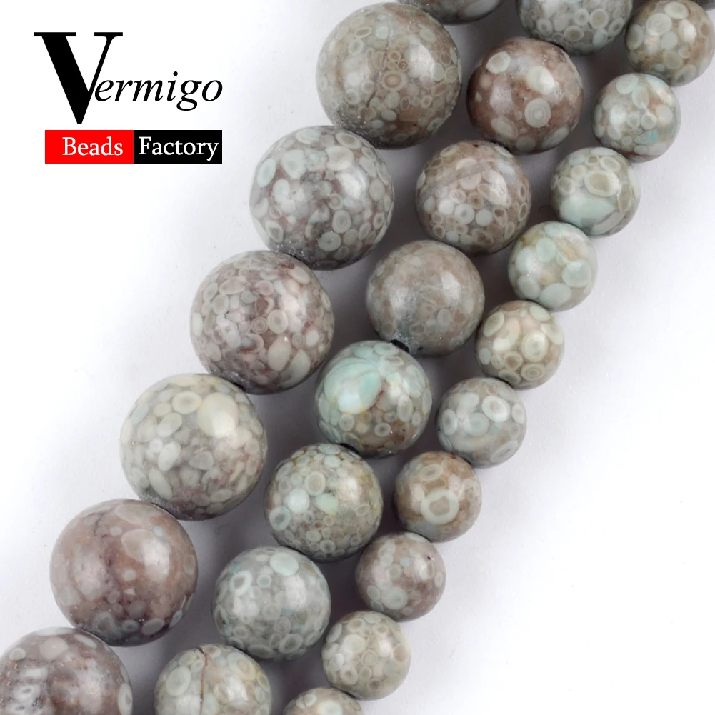 

Натуральный серый Maifanitum Камень круглые свободные бусины для изготовления ювелирных изделий 6 мм-10 мм бусины ожерелье самодельное браслет 15 ...