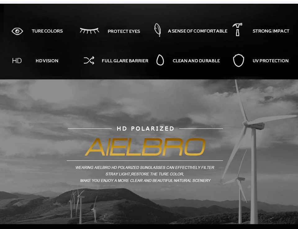 AIELBRO спортивные мужские поляризованные солнцезащитные очки с откидывающейся застежкой для вождения, рыбалки, пеших прогулок, горных солнцезащитных очков, женские клипсы для близорукости