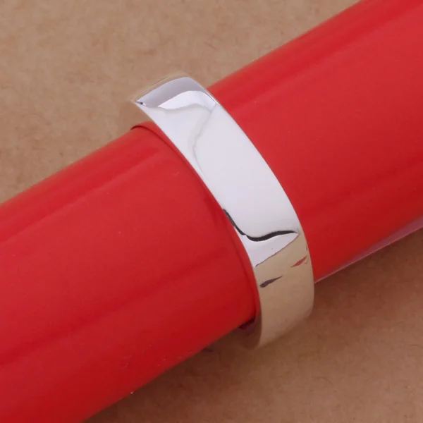 Модные лаконичные ювелирные изделия 925 искусственное кольцо для женщин и мужчин