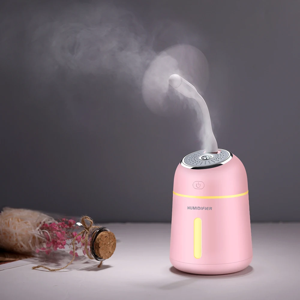 3-in-1 Air Humidifier usb Ultrasonic Aroma Diffuse 330LM Office Home oil diffuser car aromatherapy With led light | Бытовая техника