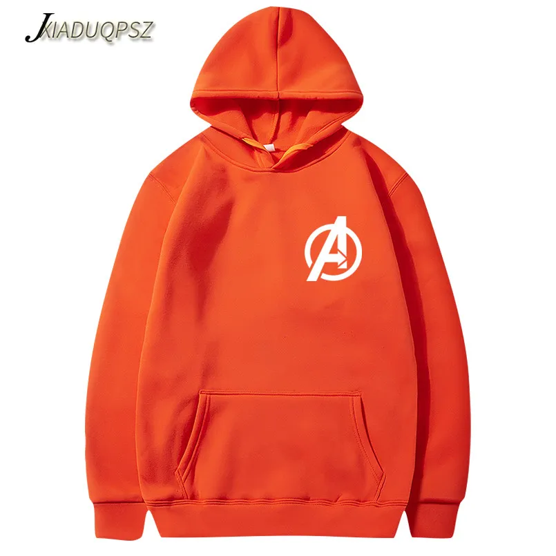 Новинка 2019 года толстовки с буквенным принтом Marvel в стиле хип-хоп Повседневная