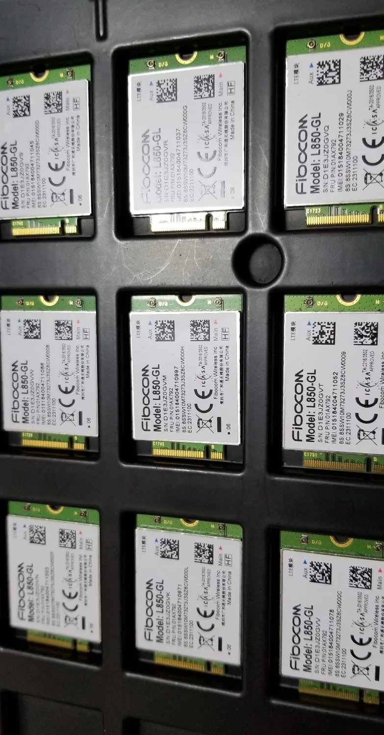 Fibocom L850 GL FRU 01AX792 01AX786 WWAN для Thinkpad X1 углерода 6/7th gen X280 T580 P52s P53 Йога 3rd L580 X380