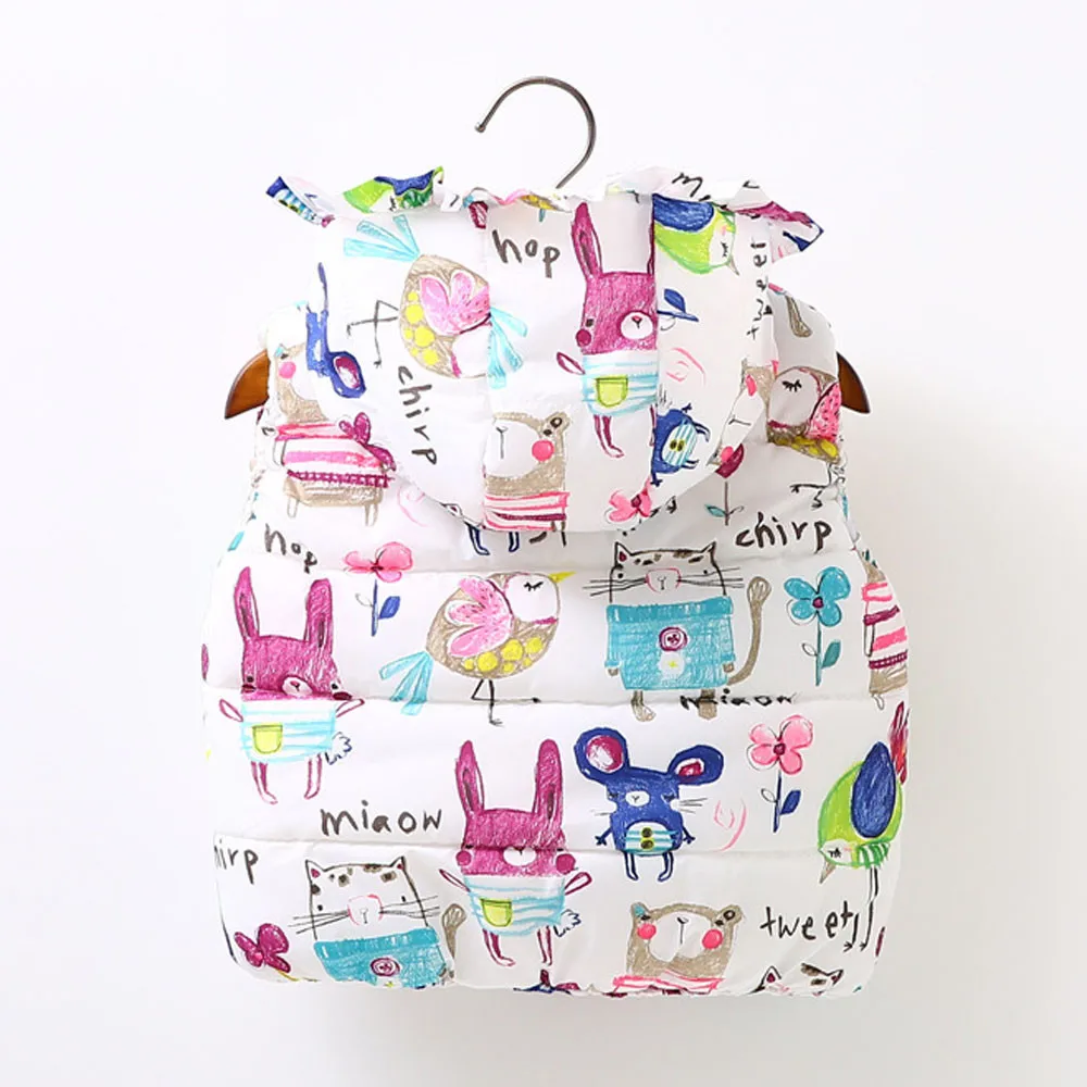 Зимняя одежда для малышей куртки с капюшоном в виде животных Детский Теплый