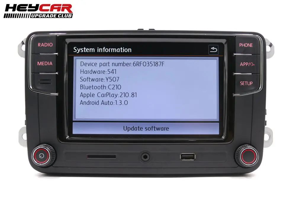 6RF035187F Carplay Android Авто R340G RCD330 плюс RCD330G 187F радио для VW Passat Golf 5 6 MK5 MK6 Tiguan ПОЛО 6RF 035 187 F
