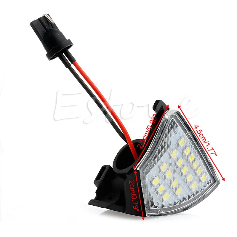 2x безошибочный 18 светодиодный светильник с боковым зеркалом для Vw Golf 5 Mk5 MkV Passat Jetta