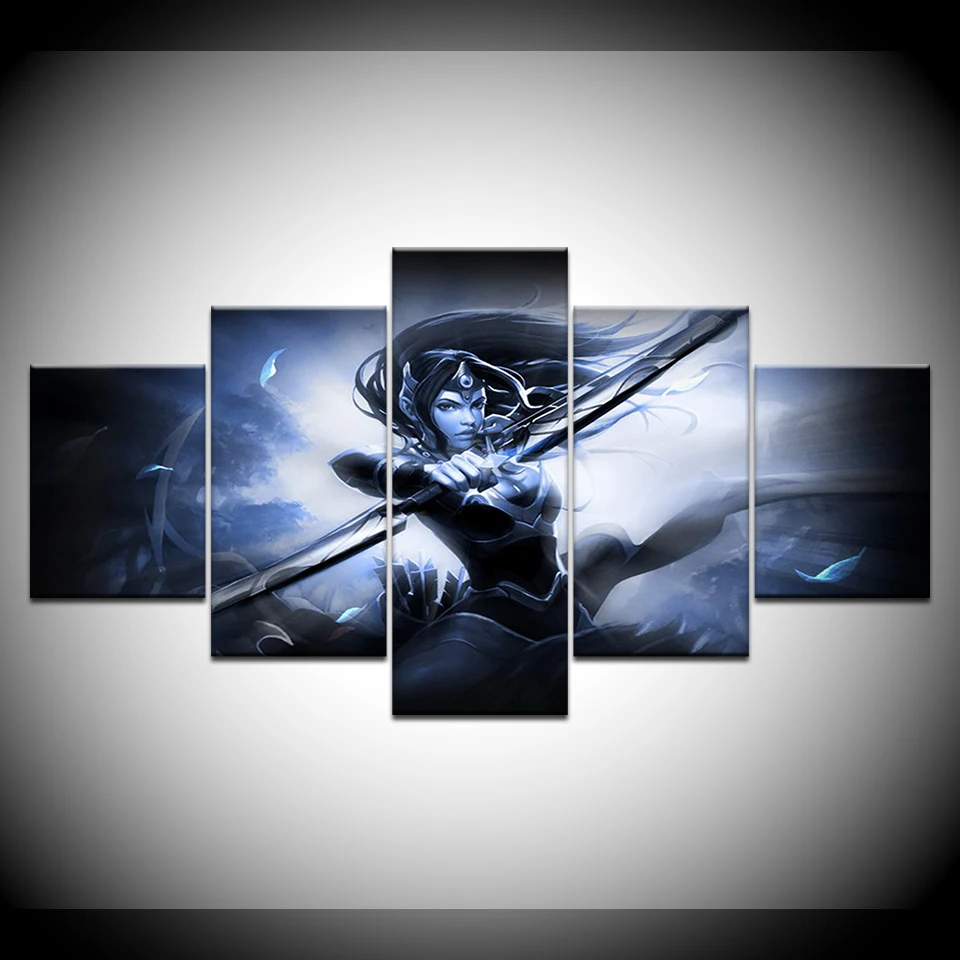 Печатные Mirana Dota 5 шт. картина на стену современный модульный художественный
