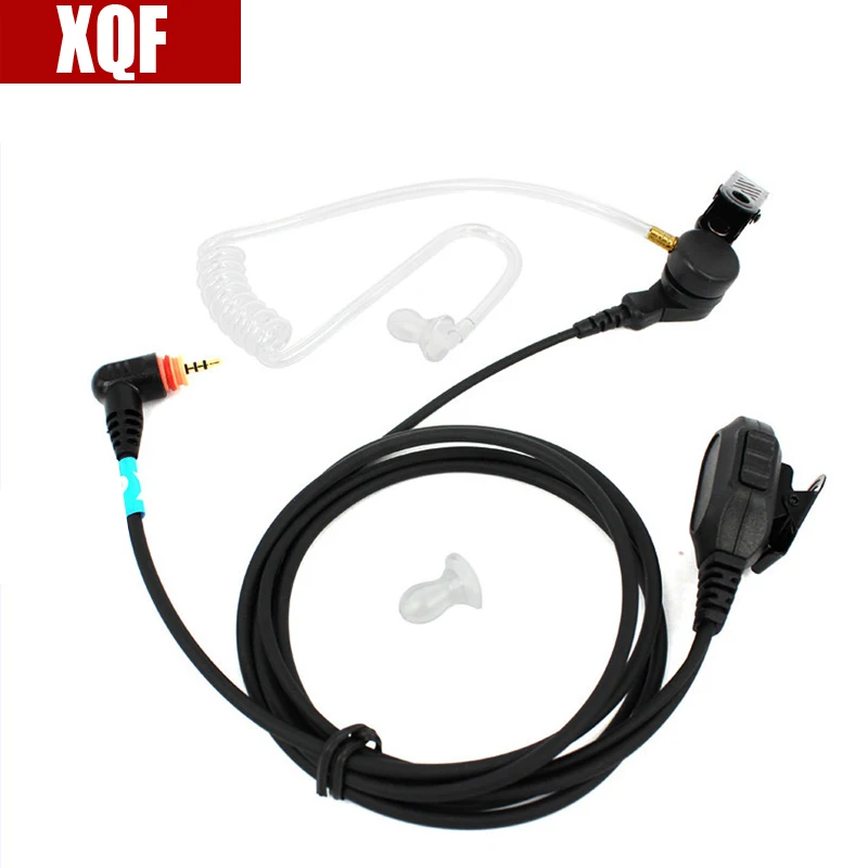 XQF 10 шт. микрофон динамик PTT гарнитура скрытая акустическая трубка для Motorola Radio SL7550