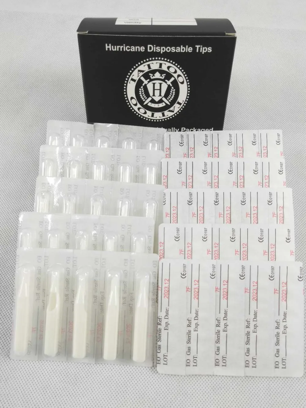 Tattoo Needles Tip (9RS+9RT) 50pcs Disposable and Tips for Gun |