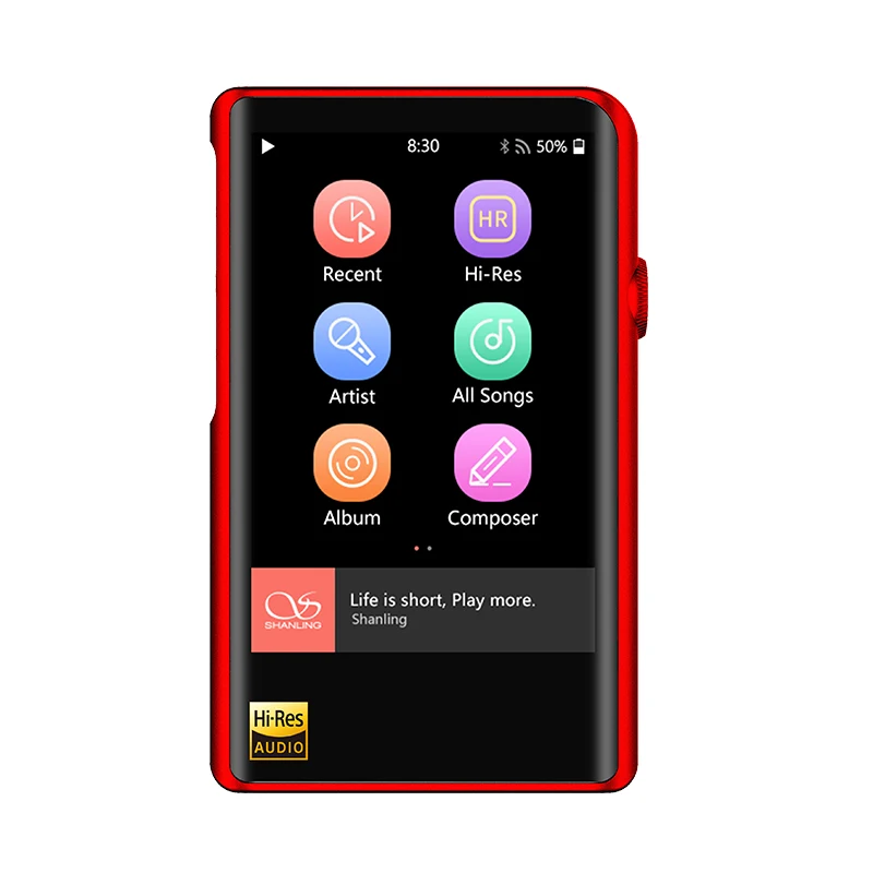 Портативный музыкальный плеер AK Audio Shanling M2X с высоким разрешением мини Bluetooth Apt X DAP