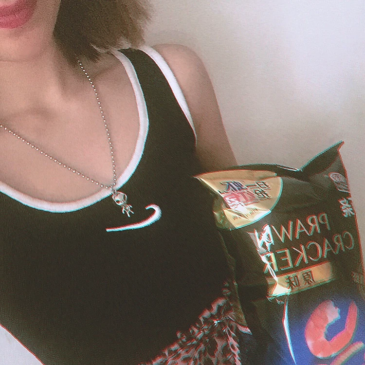 Женский и мужской ошейник в стиле Харадзюку из нержавеющей стали с металлической