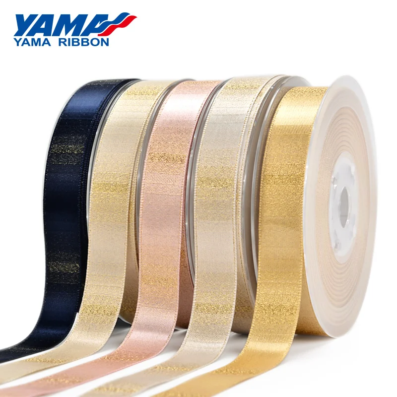 YAMA Ombre Золотая Фиолетовая лента 9 мм 16 25 38 100 ярдов/рулон 3/8 &quot5/8/Ƈ&quot 1 5 &quotдюйма
