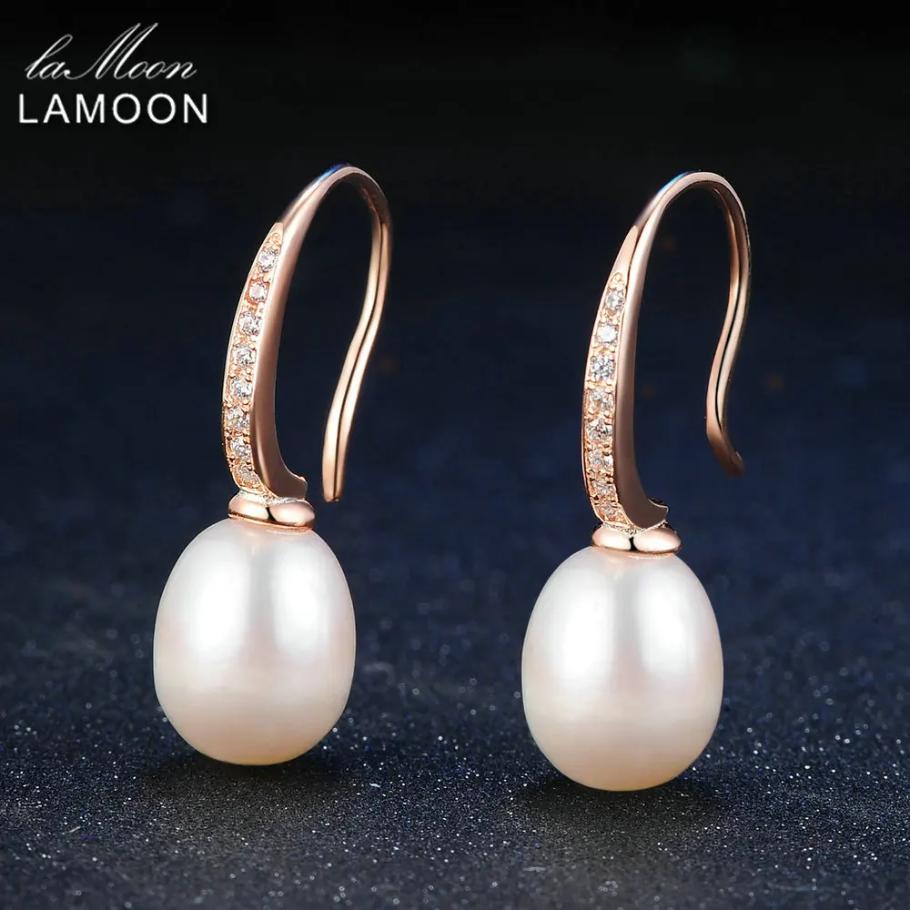 Женские серьги подвески из серебра 925 пробы с пресноводным жемчугом|drop earrings|jewelry