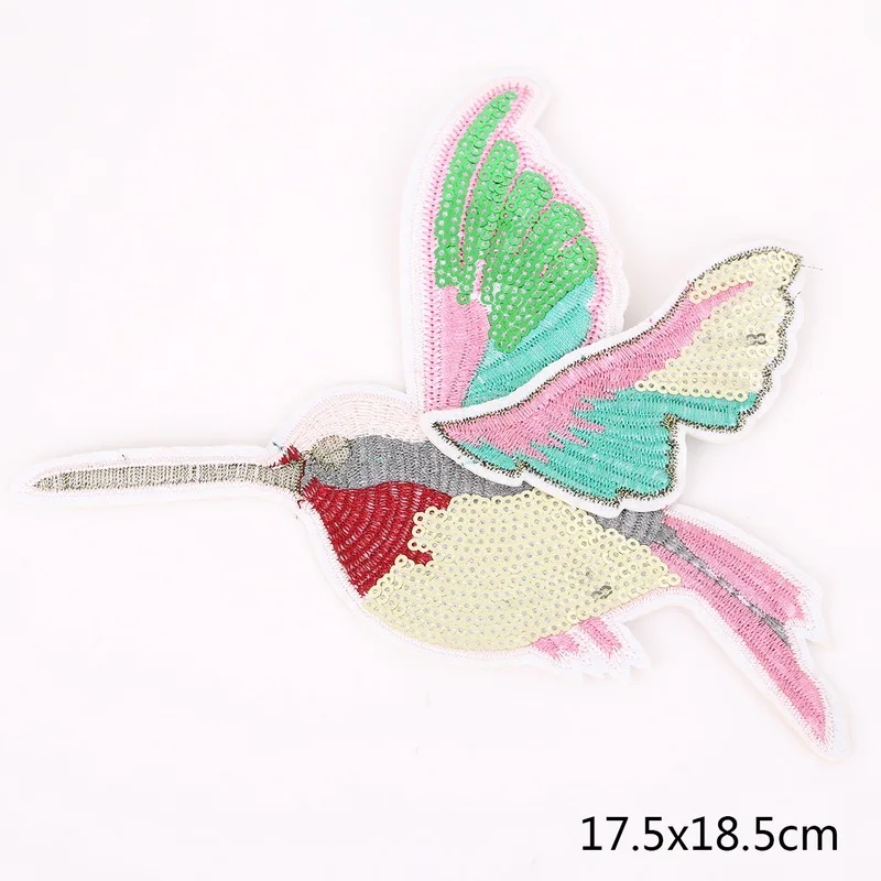 1-2 шт. патчи с вышивкой в виде птиц | Дом и сад