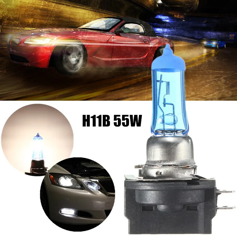 Супер яркий автомобильный светильник H11B 55 Вт лампа ближнего света для автомобиля