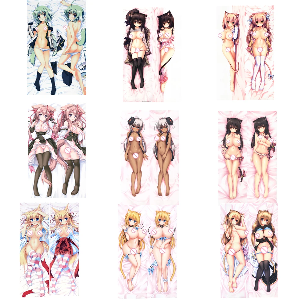 Animal ears Girl series character throw pillow cover Otaku Life-sized Body Pillowcses Japanese Anime Dakimakura Drop shipping | Дом и сад