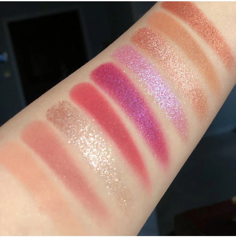 Бренд Shimmer Matte Makeup Pallete 9 цветов блеск прессованные тени для век Палитра бриллиантов макияж тени для век Палитра для пигментов косметика