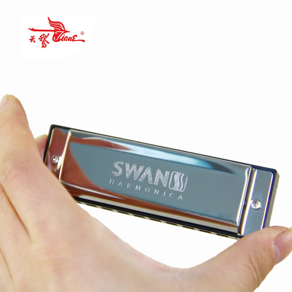Переносная гармоника SWAN C Key SW1020H латунная из нержавеющей стали для пожилых людей