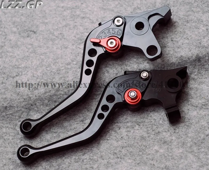 Короткий размер Пара ЧПУ тормоз рычаги сцепления для Kawasaki ER 6n/F 2009 2014 2010 2011 2012 2013 8