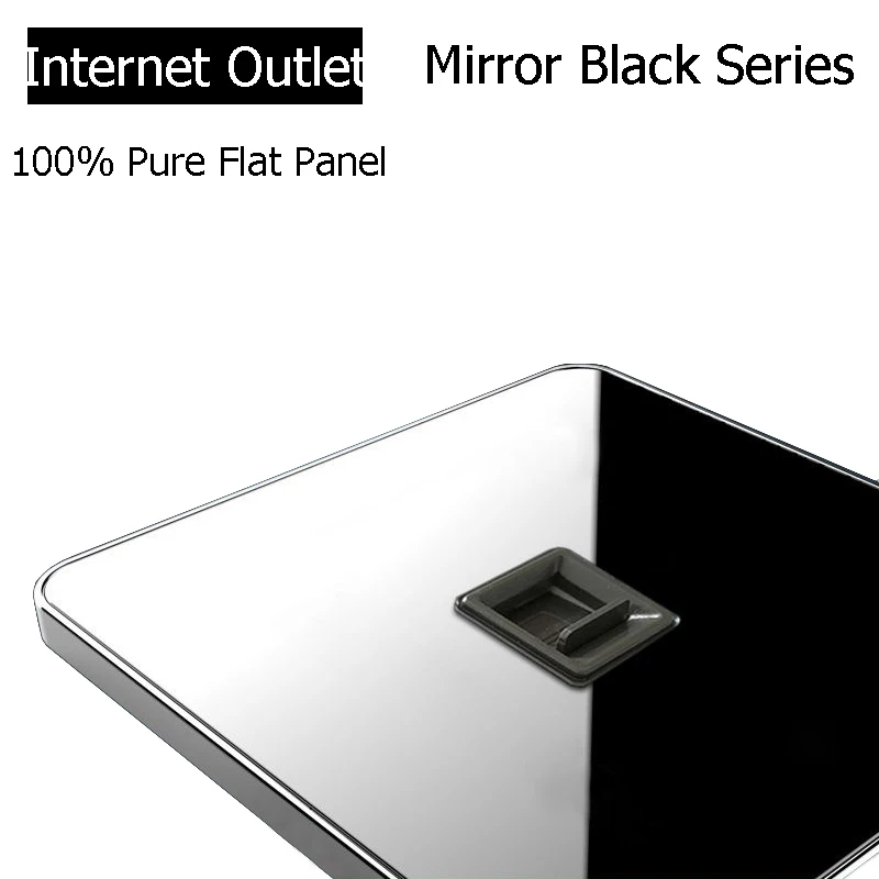 Бренд Coswall розетка RJ45 для интернета роскошная настенная Сетевая акриловая