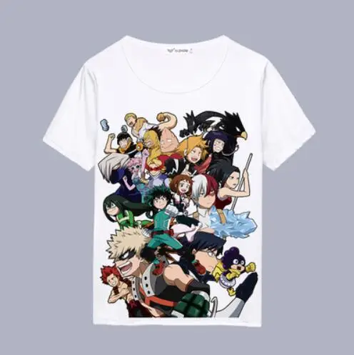 20 Детская футболка с надписью «Boku no Hero Academy» для мальчиков Midoriya Izuku Bakugou Katsuki OCHACO URARAKA, футболка с короткими рукавами с надписью «My Hero Academy» - Цвет: 20