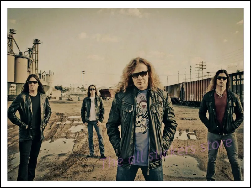 Megadeth плакат. Рок-арт постер ретро ностальгия крафт-бумага декоративная живопись постер стикер стены/6045