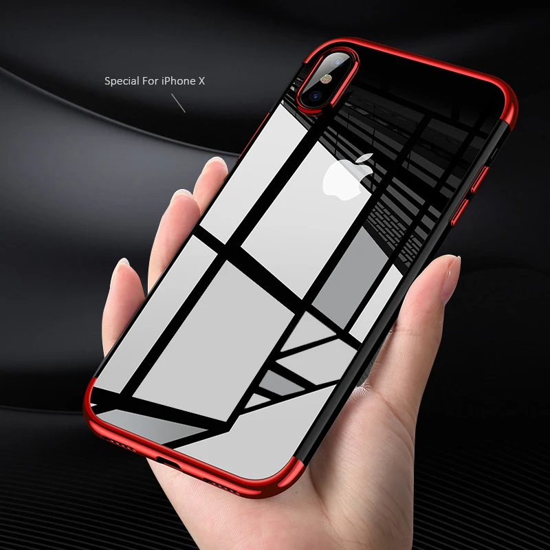 CHYI покрытие ТПУ чехол для iphone XR XS Max Ультратонкий Мягкий телефона прозрачная