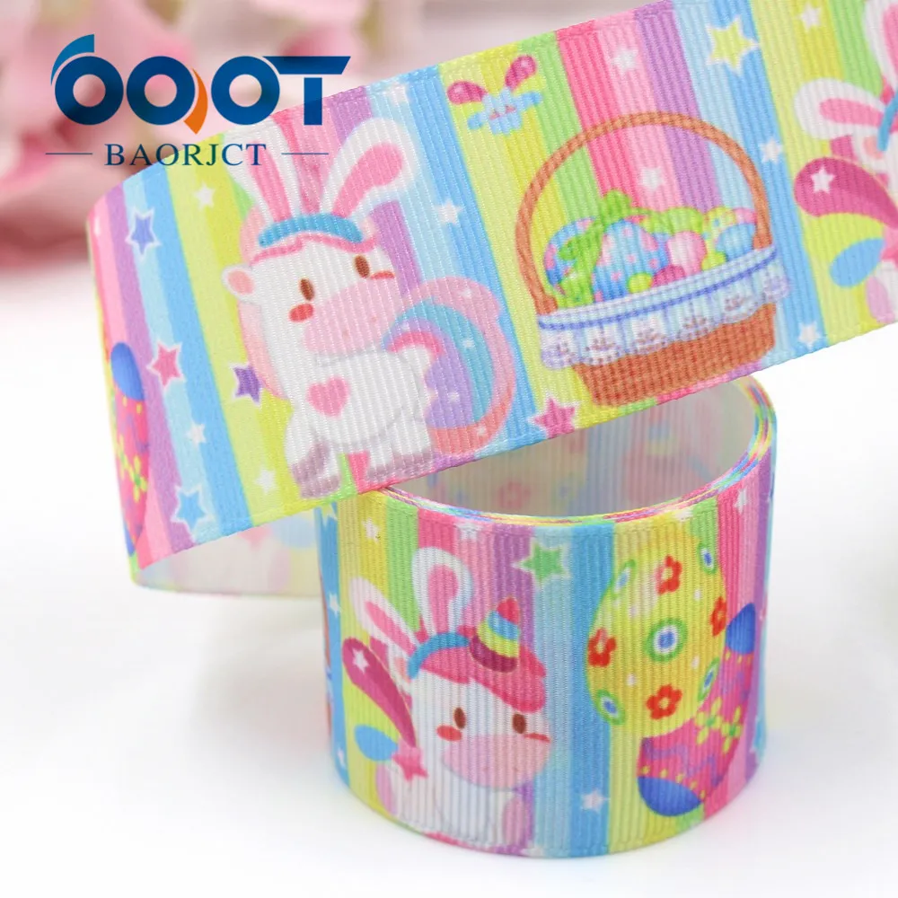 OOOT BAORJCT I-19221-420, 38 мм, 10 ярдов мультфильм тепловой передачи печатных корсажные ленты, лук крышка DIY аксессуары украшения