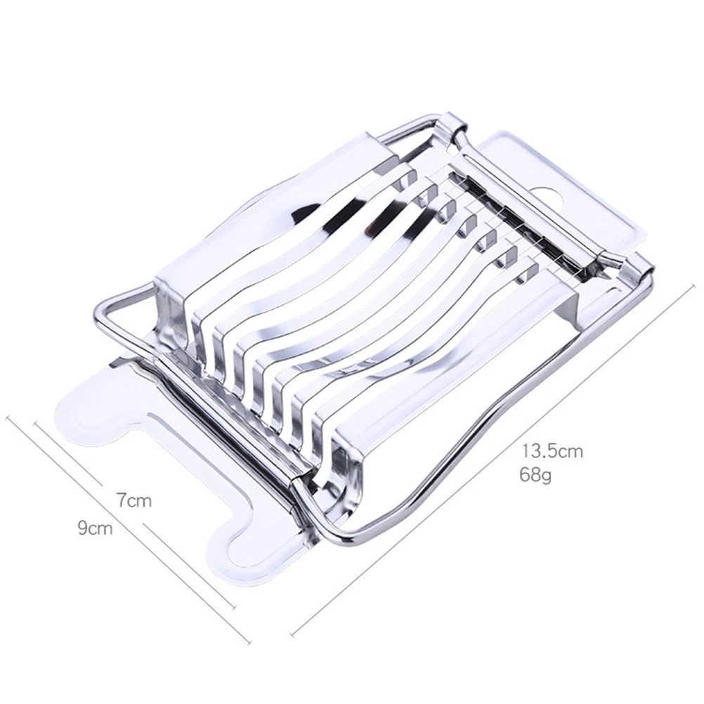 Durable Stainless Steel Egg Slicer with Cutting Wires Multifunctional Boiled Soft Food | Дом и сад