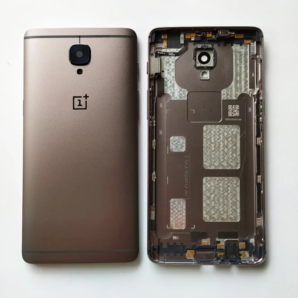 Оригинальный 5 дюймовый серый чехол для Oneplus 3 3T 1 + A3000 a3003 A3010 задняя крышка
