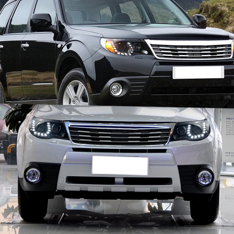Hlxg автомобильный Стайлинг светодиодный головной фонарь для Subaru Forester фары 2008 2009