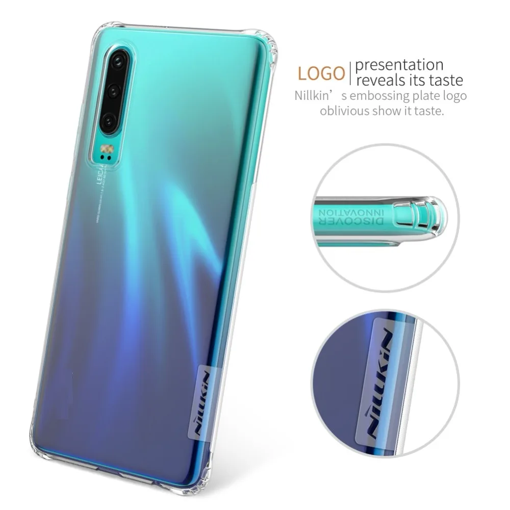 Nillkin Clear Phone Cases For Huawei P30 Pro Nature Soft Slim TPU Transparent Back Cover Casing Coque Case |