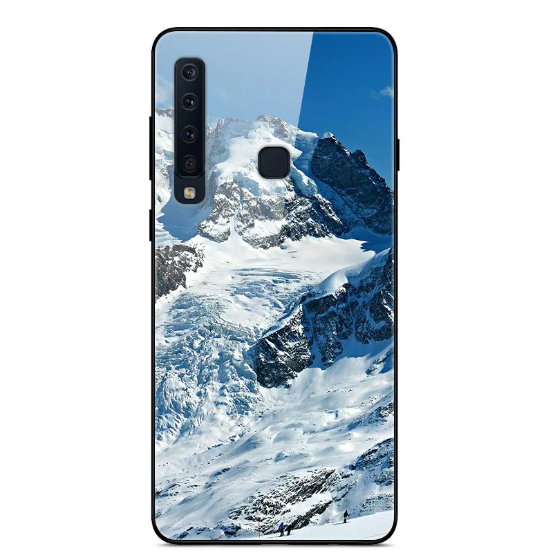 42 6,3 ''для samsung A9 чехол стекло жесткие телефонные чехлы для samsung Galaxy A9 чехол A 9 9A A9S A920 покрытие из закаленного мягкого бампера - Цвет: 42