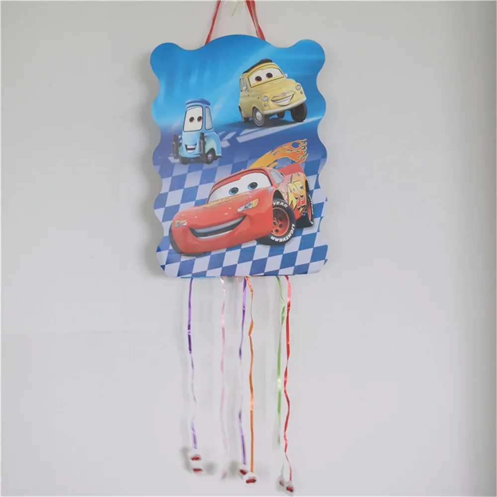 pinata Автомобильные вечерние принадлежности для вечеринки в честь Дня Рождения, украшения для мальчиков, подарки для автомобилей, вечерние принадлежности, набор украшений - Цвет: pinata