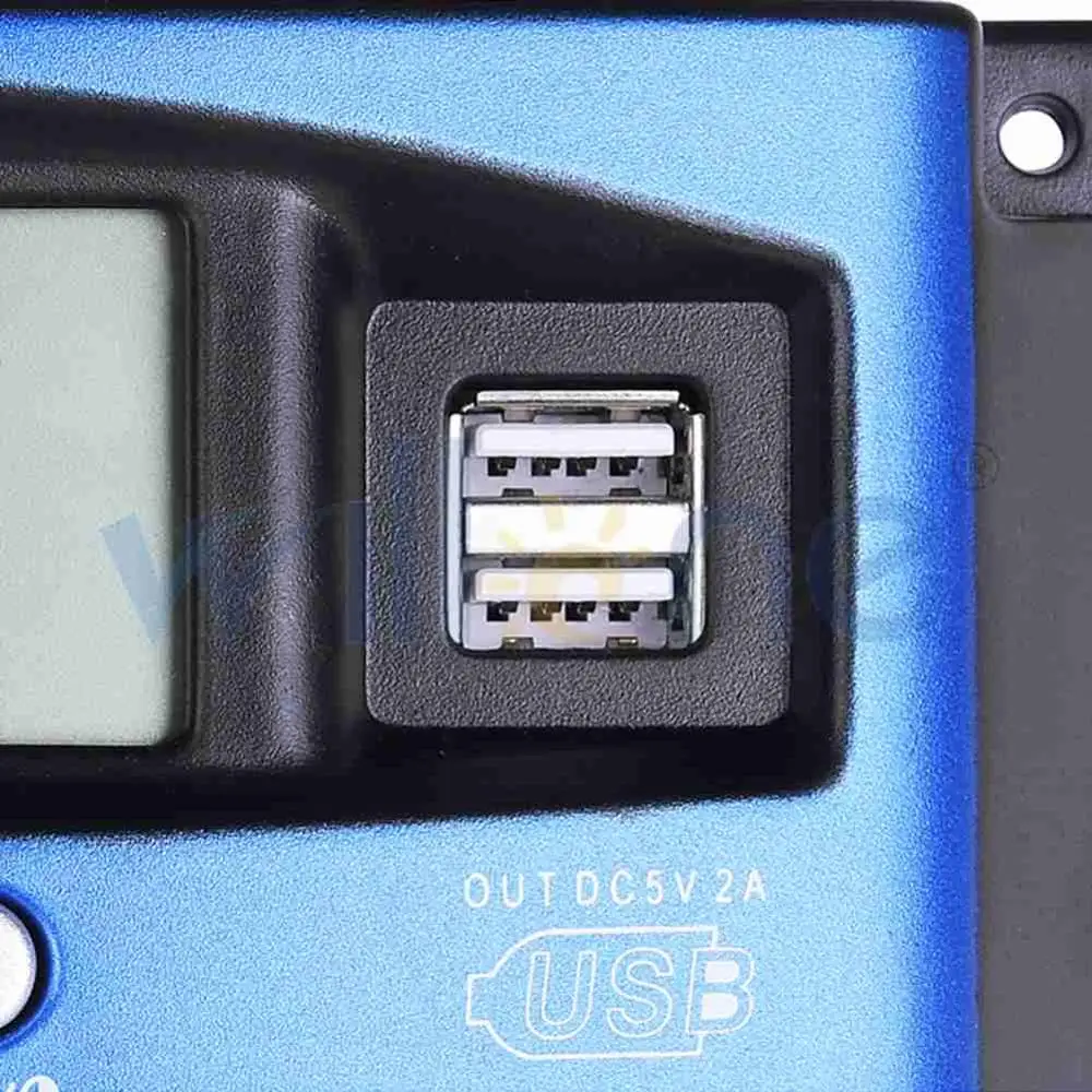 Контроллер солнечных батарей Willone 30 А/40 А/50 А/60 А/100 А с двумя USB портами и ЖК