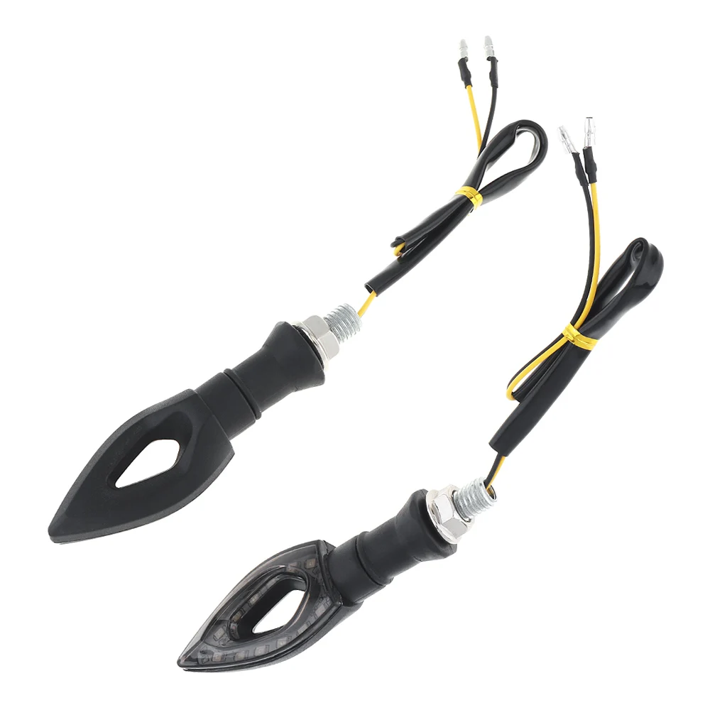 2 шт. 12 В универсальный пластиковый светодиодный светильник желтого цвета в форме