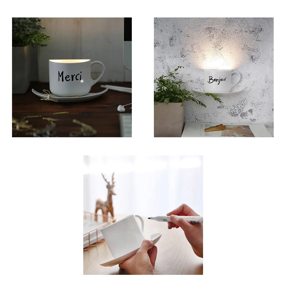 Кофейная чашка DIY LED ночник настольная лампа украшение дома USB зарядка