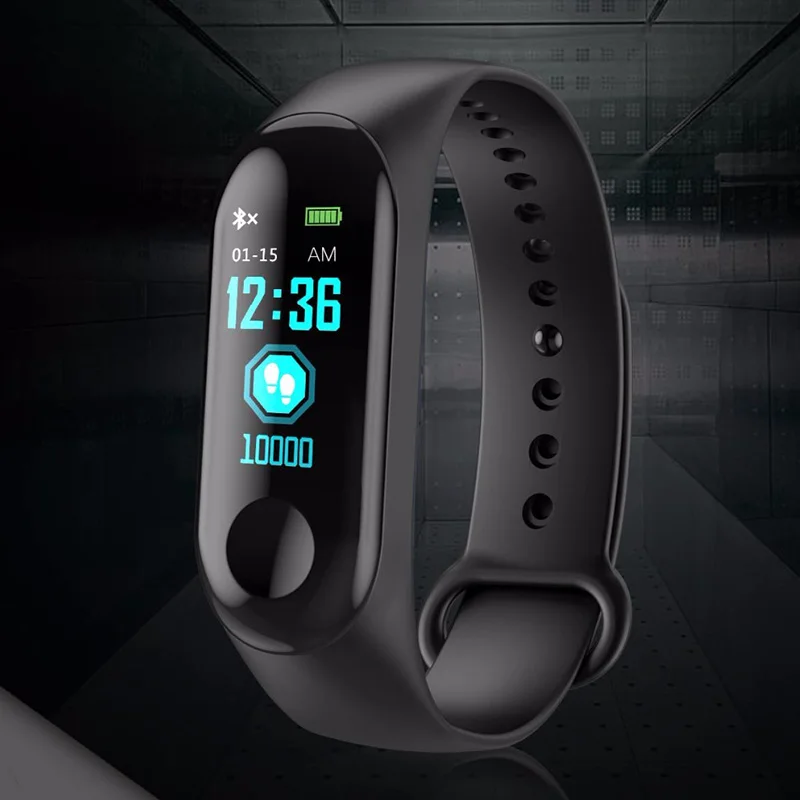 Bluetooth спортивный Смарт Браслет для измерения кровяного давления пульсометр