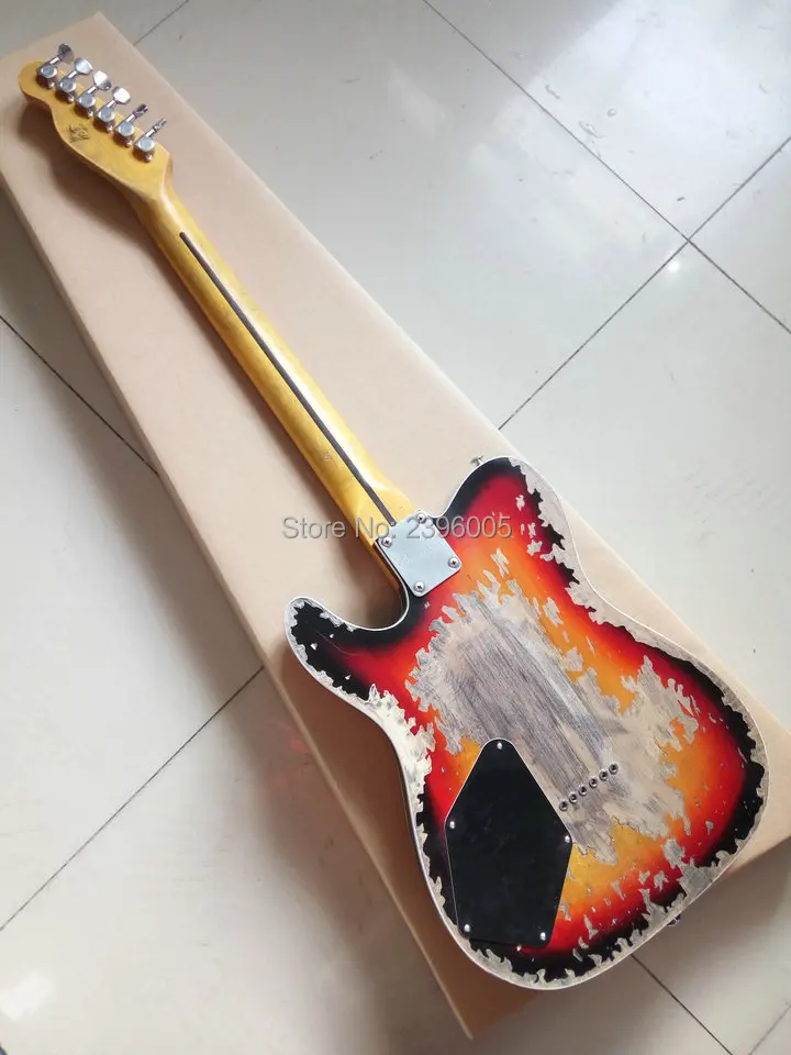 Настраиваемый магазин ручная работа лимитированная серия Andy Summer Gigabit Tele tl Guitar boost