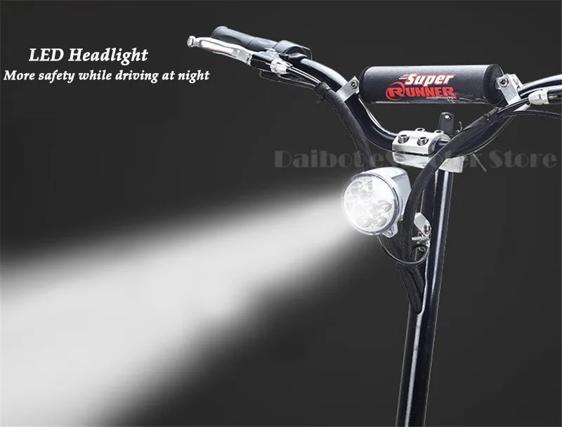 

Electric Scooter Adults 10 Inch 2 Wheels Electric Scooters 1500W 48V Folding Electric Off Road Skateboard