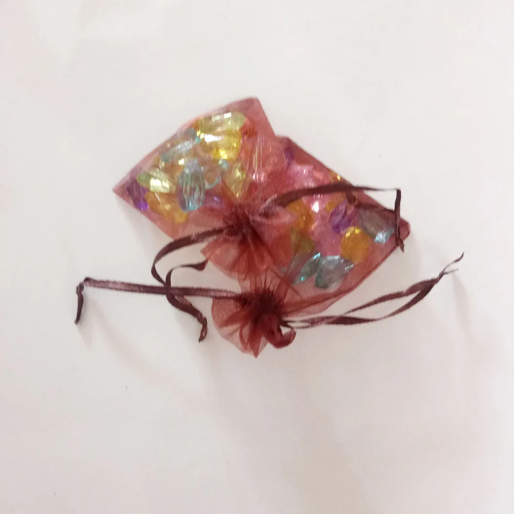 100 шт. коричневые подарочные пакеты для ювелирных изделий сумки и упаковки сумка