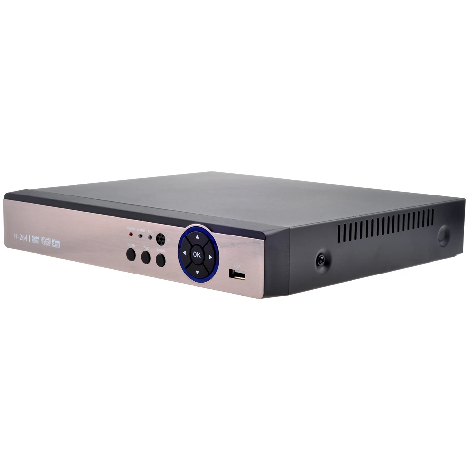 Видеорегистратор GADINAN 5 в 1 AHD 4 канала МП HD DVR H.264 поддержка ONVIF для аналоговой ip