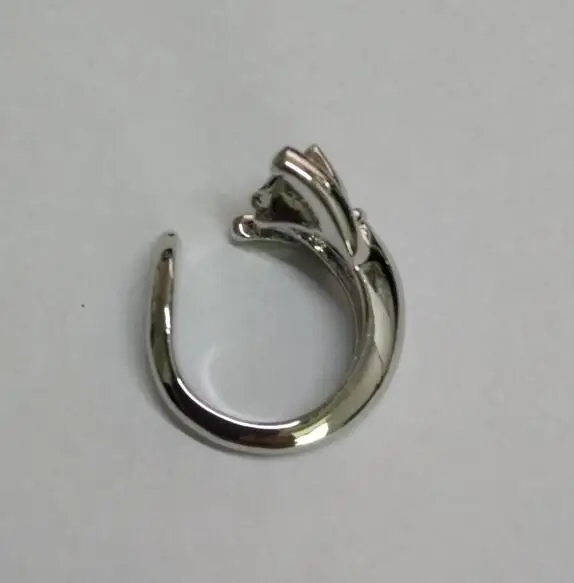 Женские кольца с открытым ртом и котом регулируемые дизайнерские модные