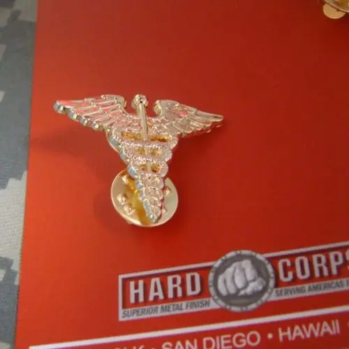 PAIR US ARMY MEDICAL SERVICE корпус офицера медсестры значок шпилька на лацкан GOLD|Спортивные