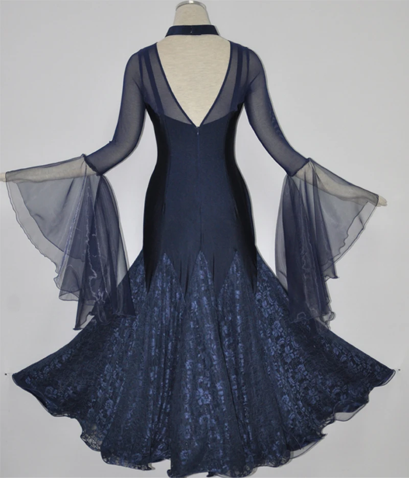 Платье для бальных танцев женские черные элегантные платья танго танцевальная